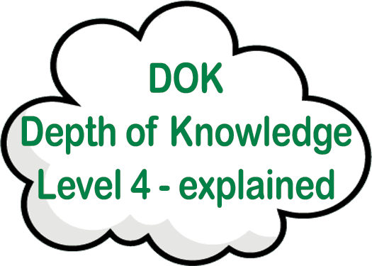 DOK (Depth of Knowledge) Level 4 explained