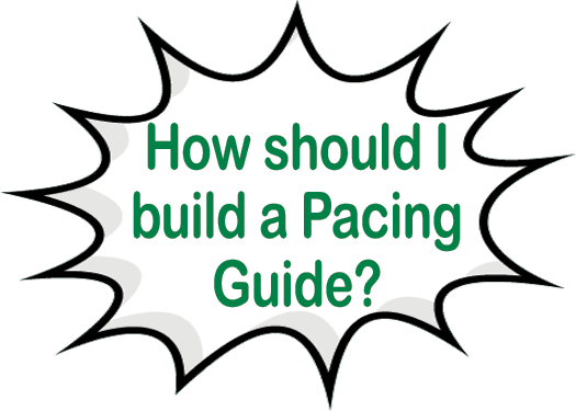 How should I build a Pacing Guide?